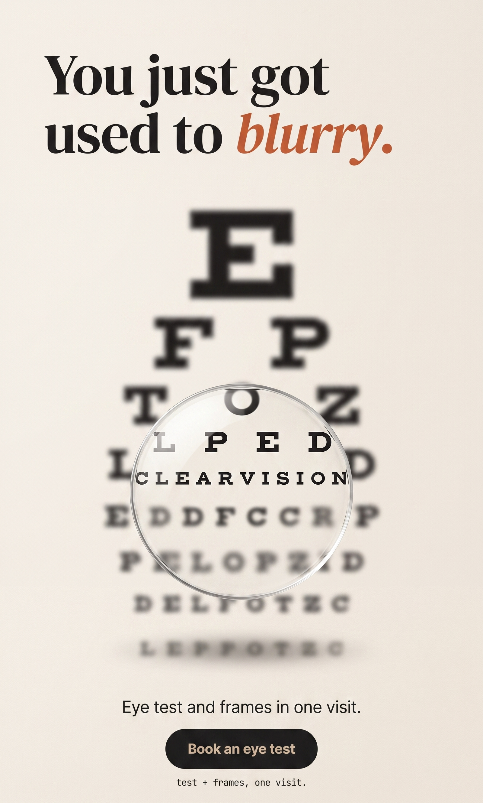 Eyewear campaign